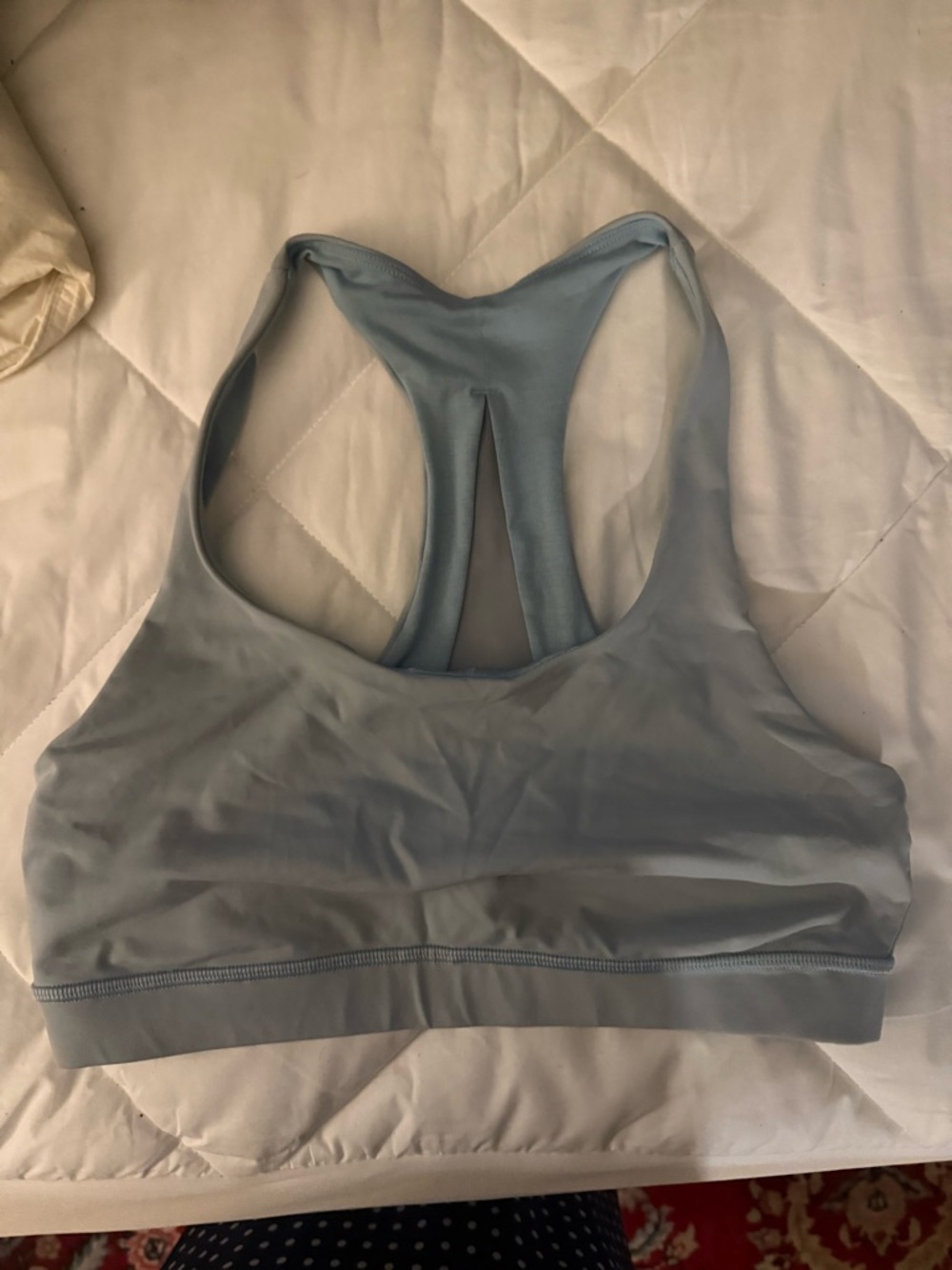 lululemon athletica Light Blue Racerback Sports Bra